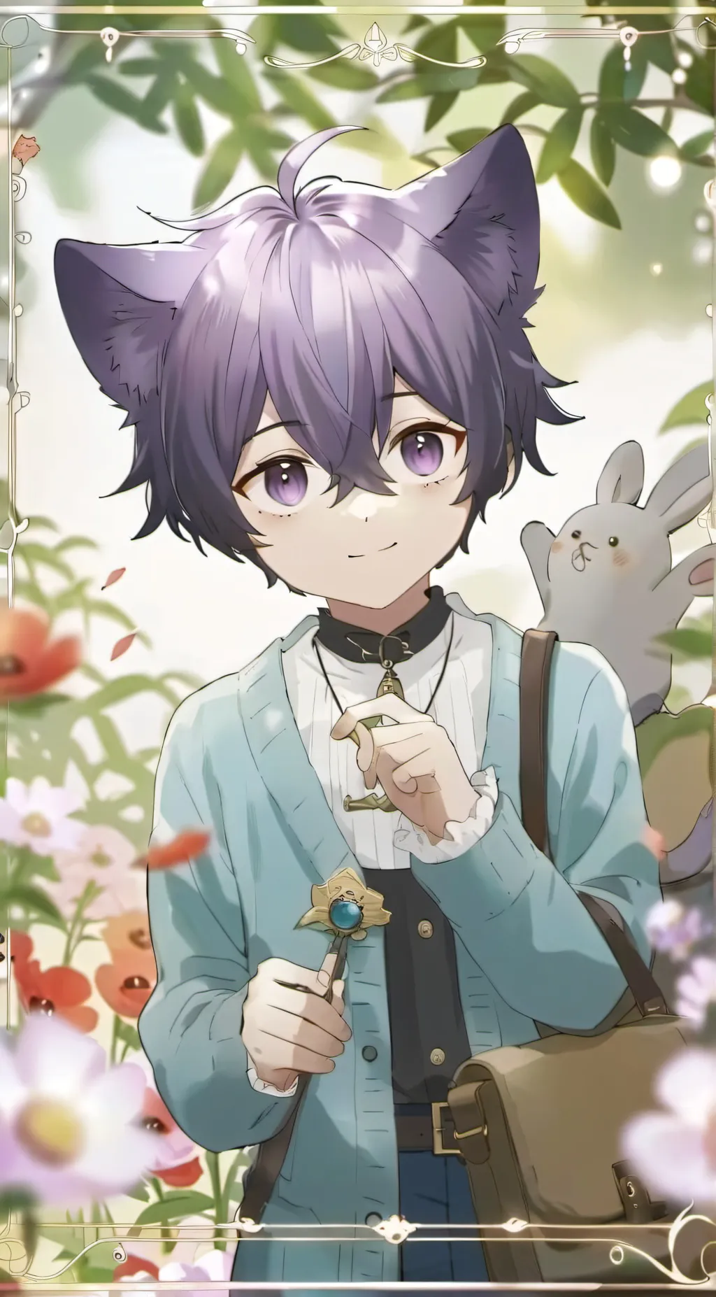 ai character: Human catnap background