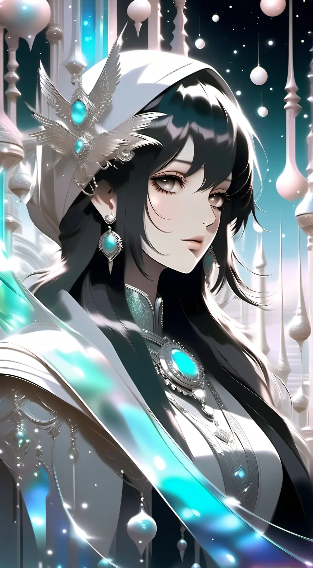 ai character: Nirada🌊 background