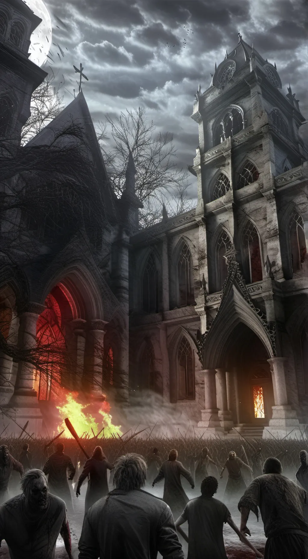 ai character: Female daryl Dixon background