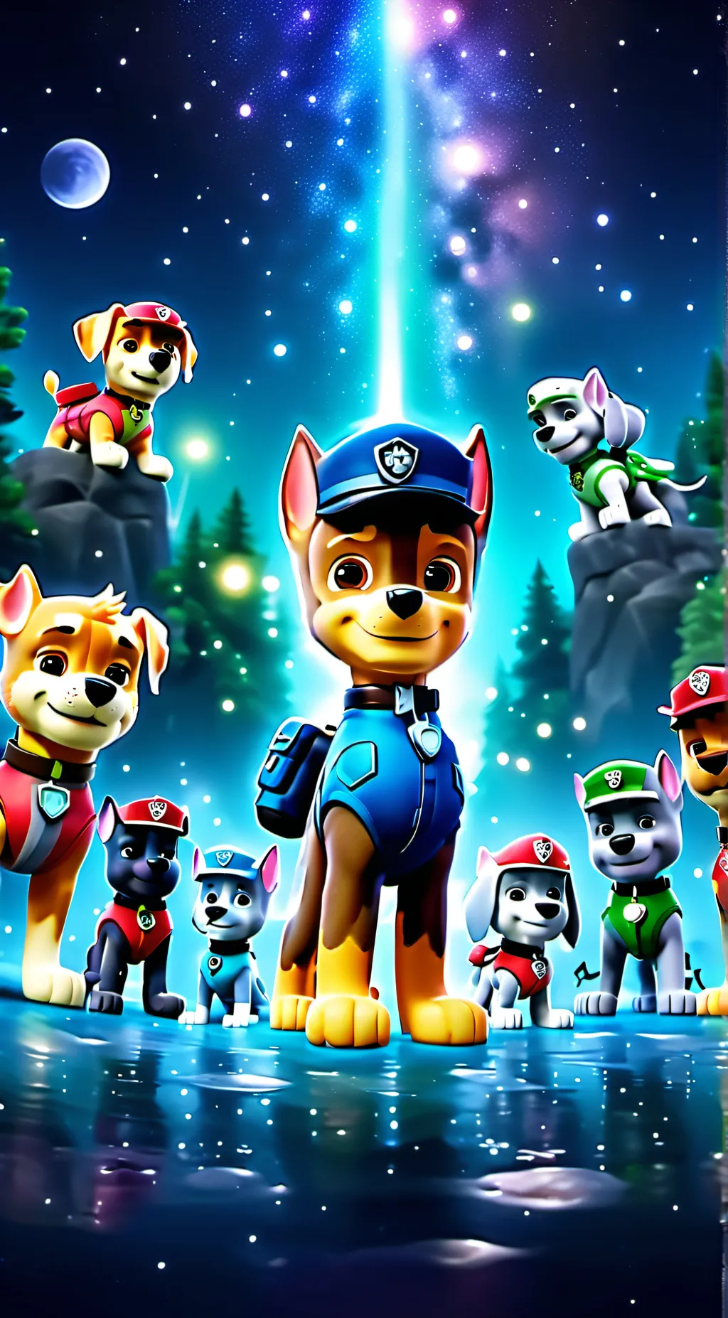 ai character: patrulha canina background