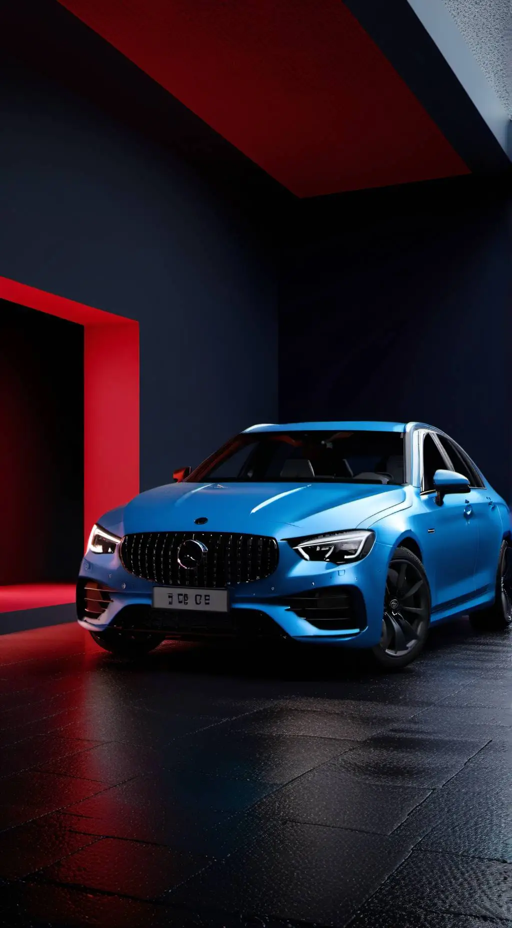 ai character: Mercedes Benz background