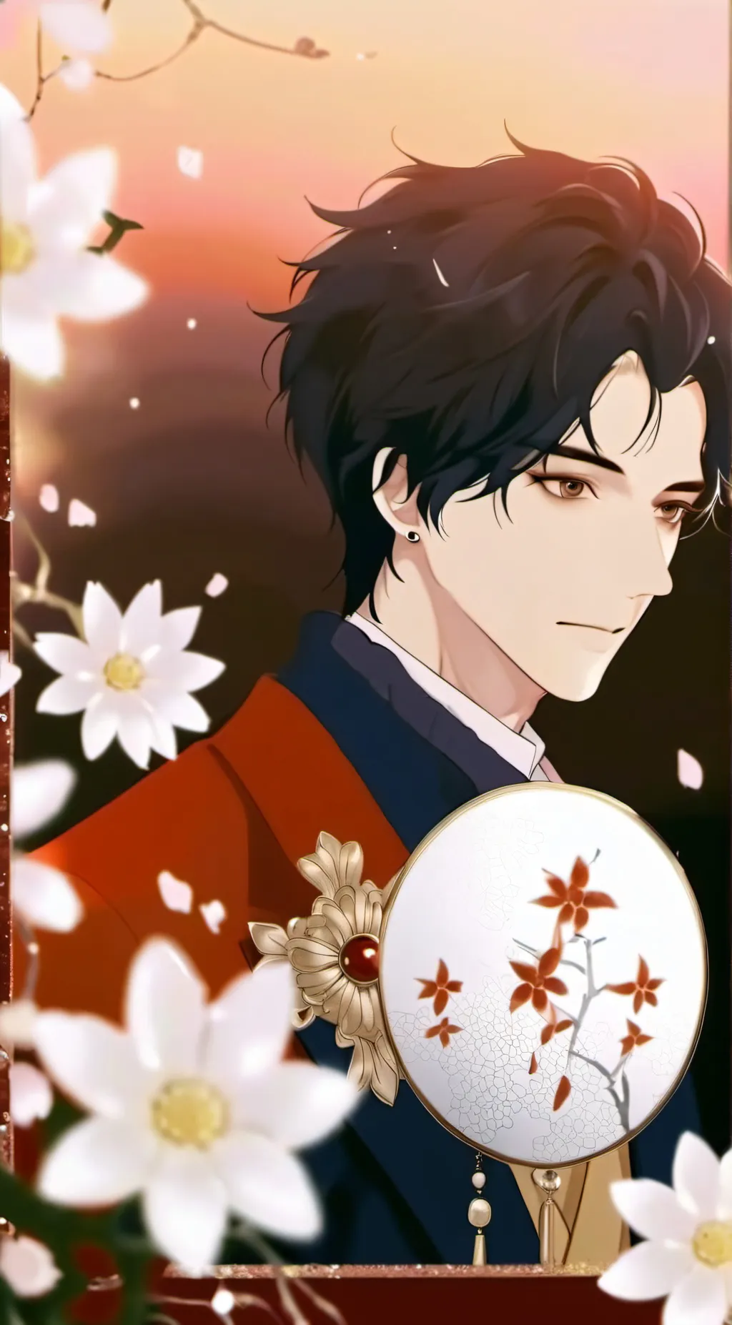 ai character: ur teen bro Travis background