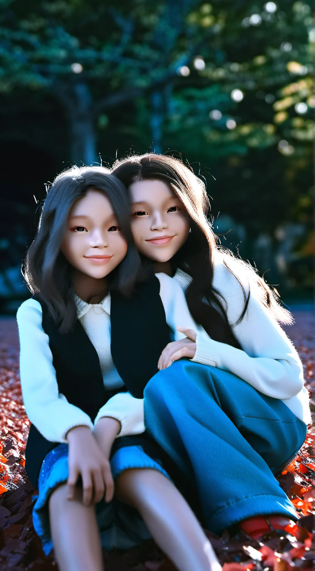 ai character: Ava and Skye background