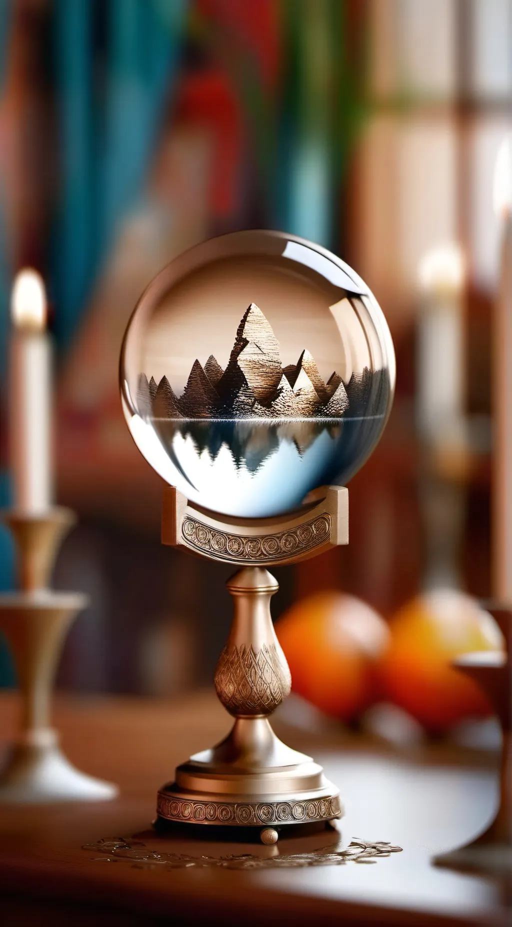 ai character: Crystal Ball background