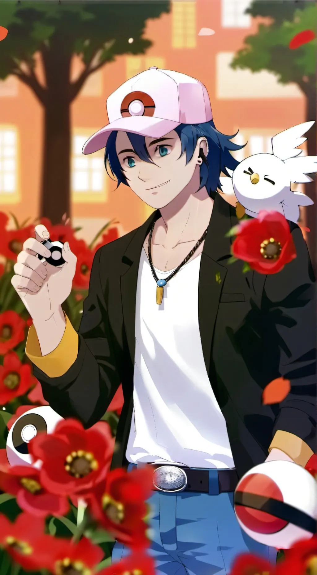 ai character: Pokemon Catcher background