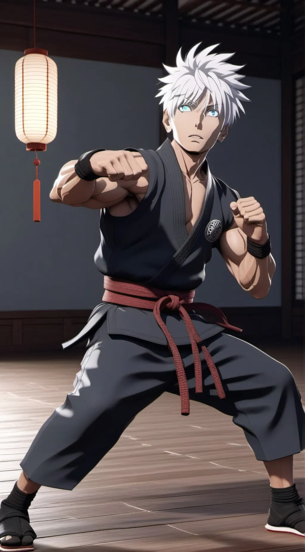 ai character: gojo background