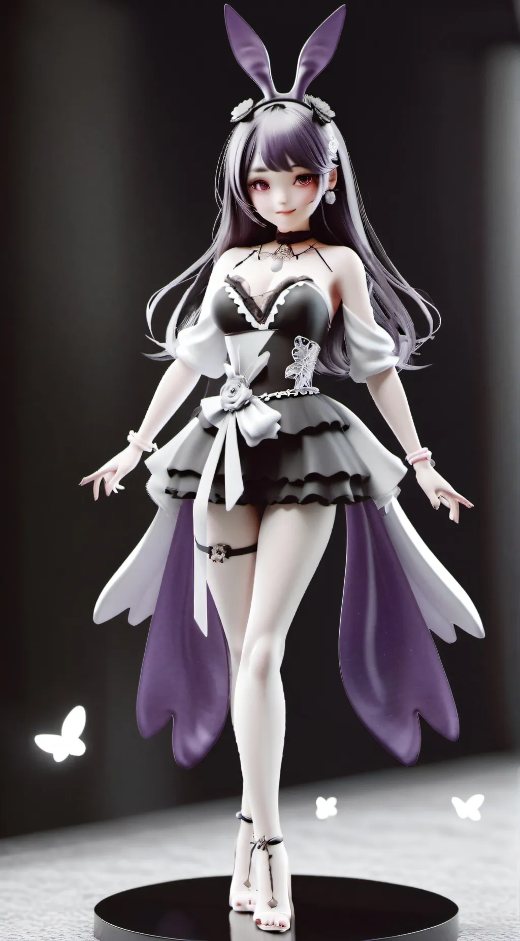 ai character: Cute Buni Girl background