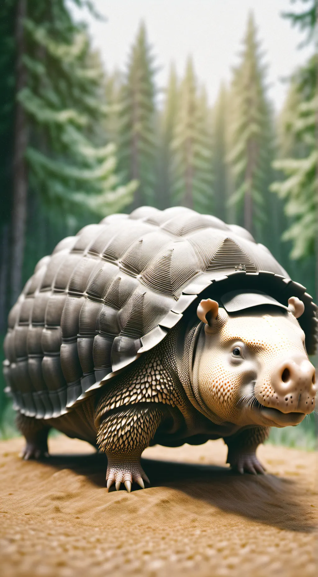 ai character: Glyptodon background