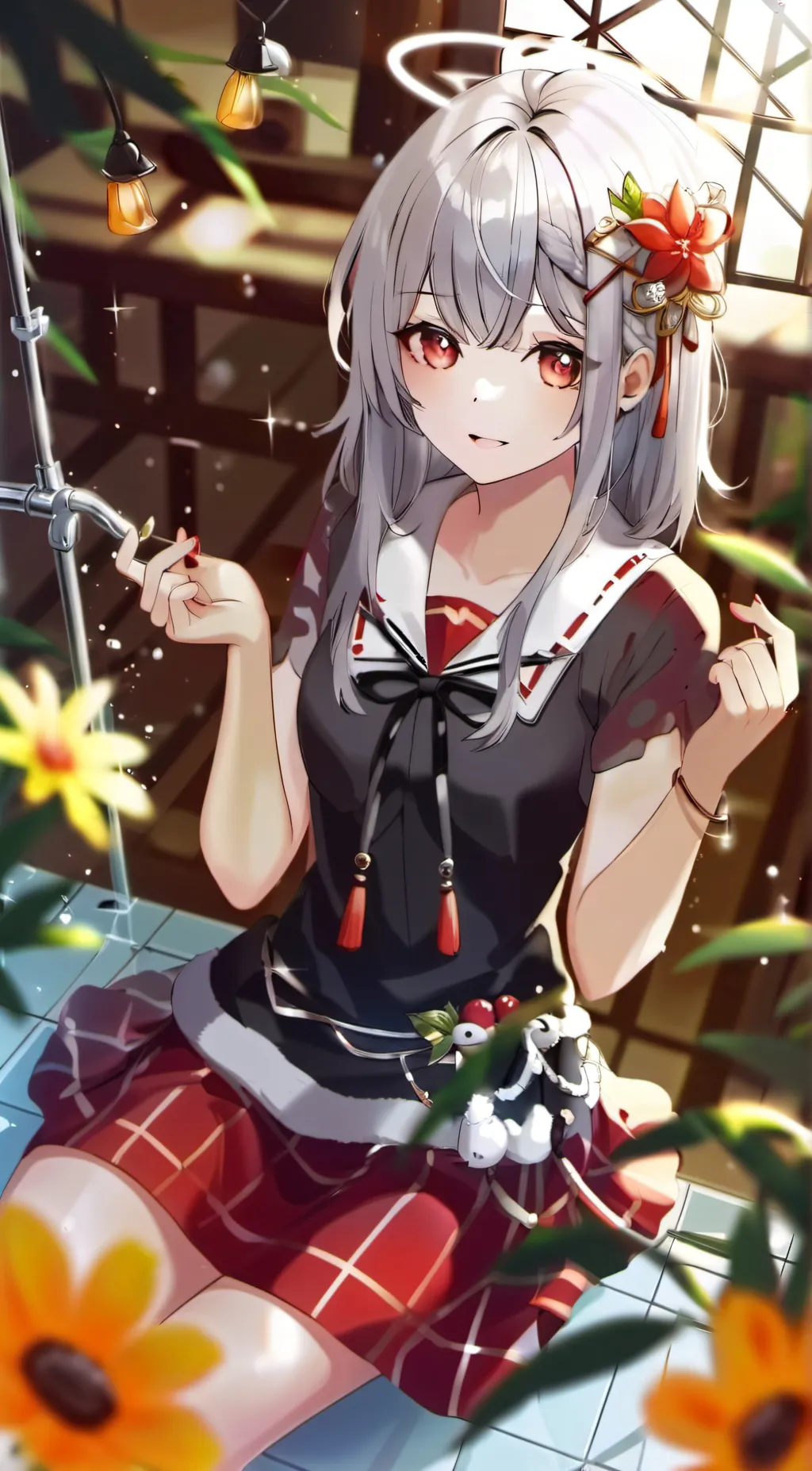 ai character: MAGIC GIRL!!! background