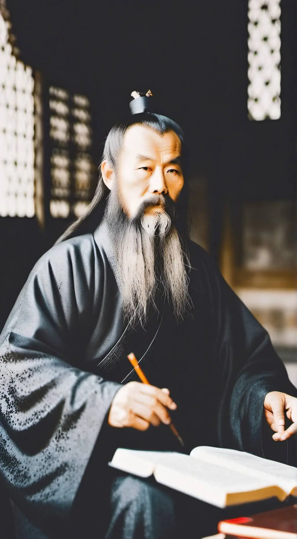 ai character: Confucius 孔丘 background