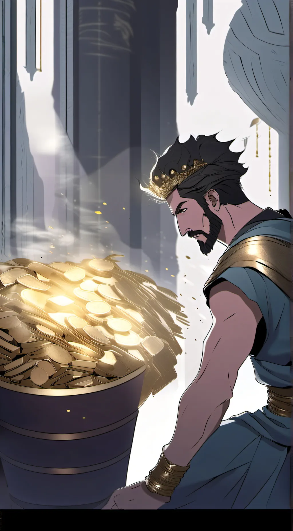 ai character: Midas background