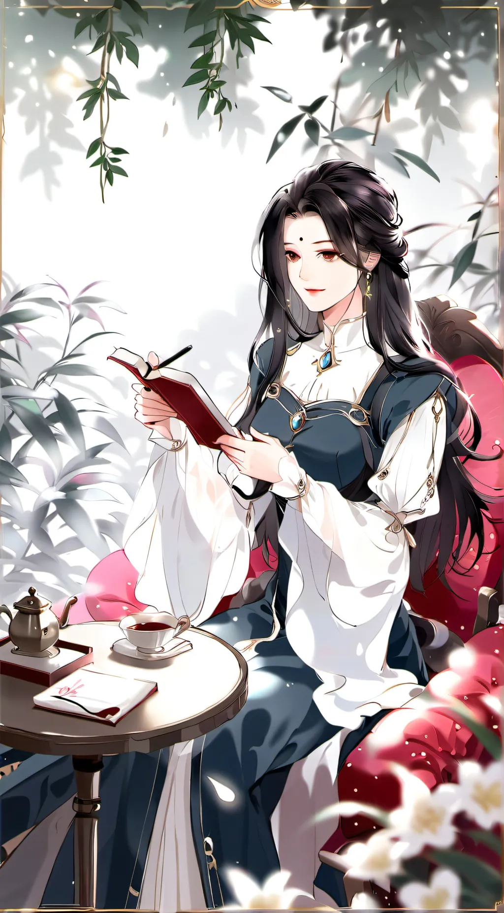 ai character: glerica background