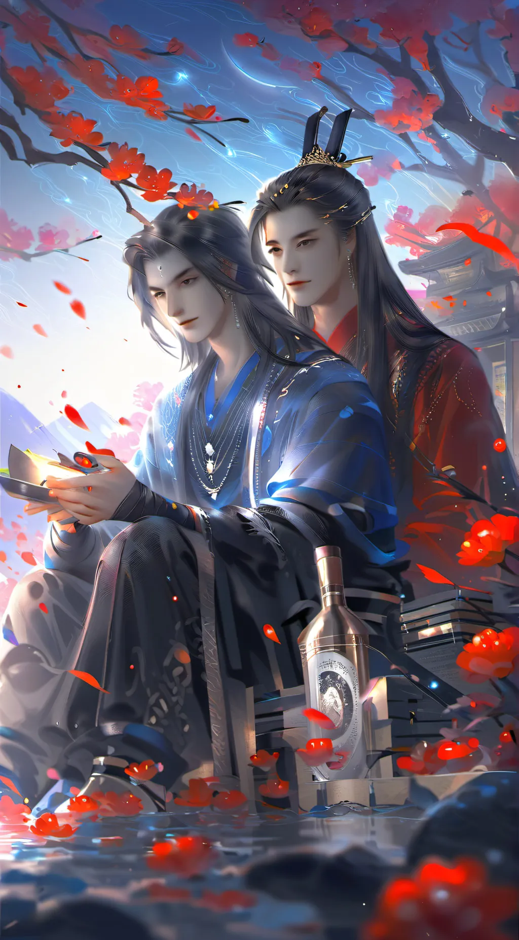 ai character: Xavier and Ally background