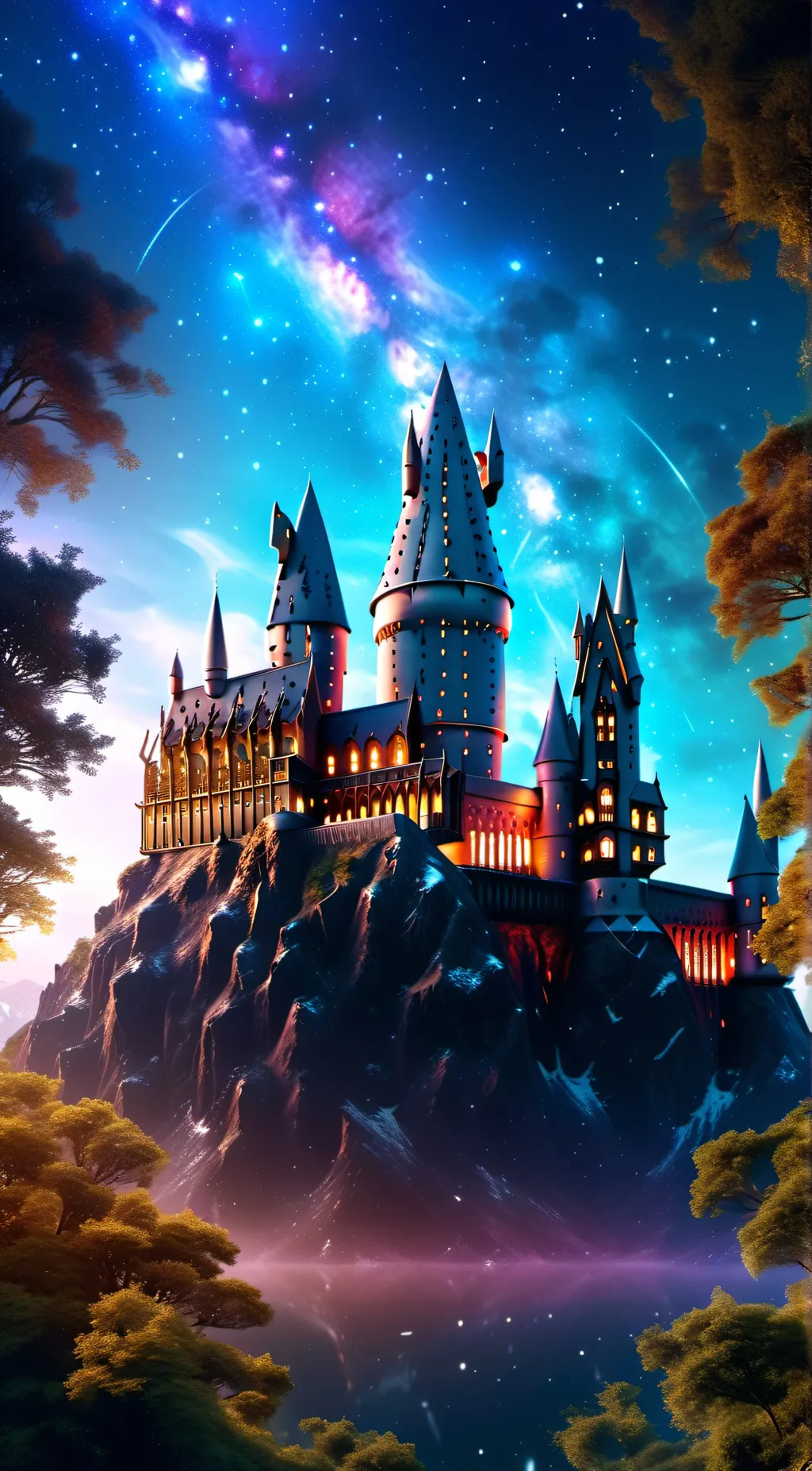 ai character: Hogwarts background