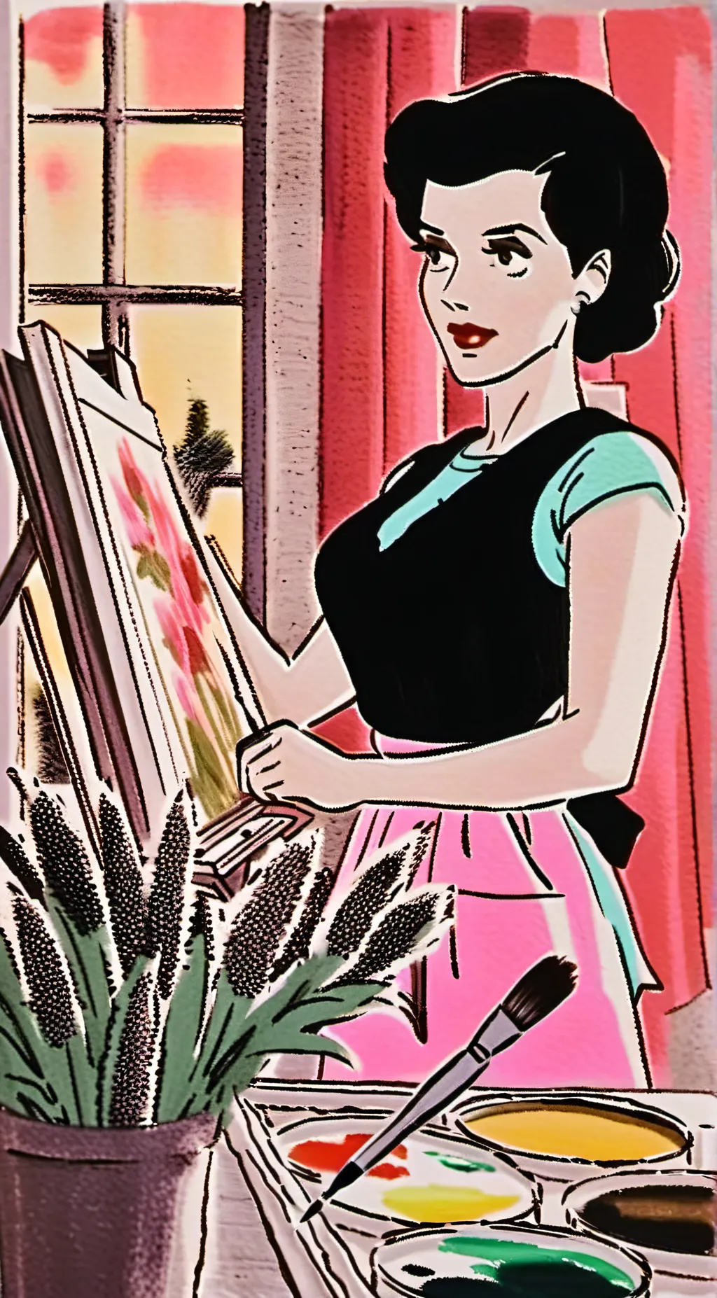 ai character: Grace background