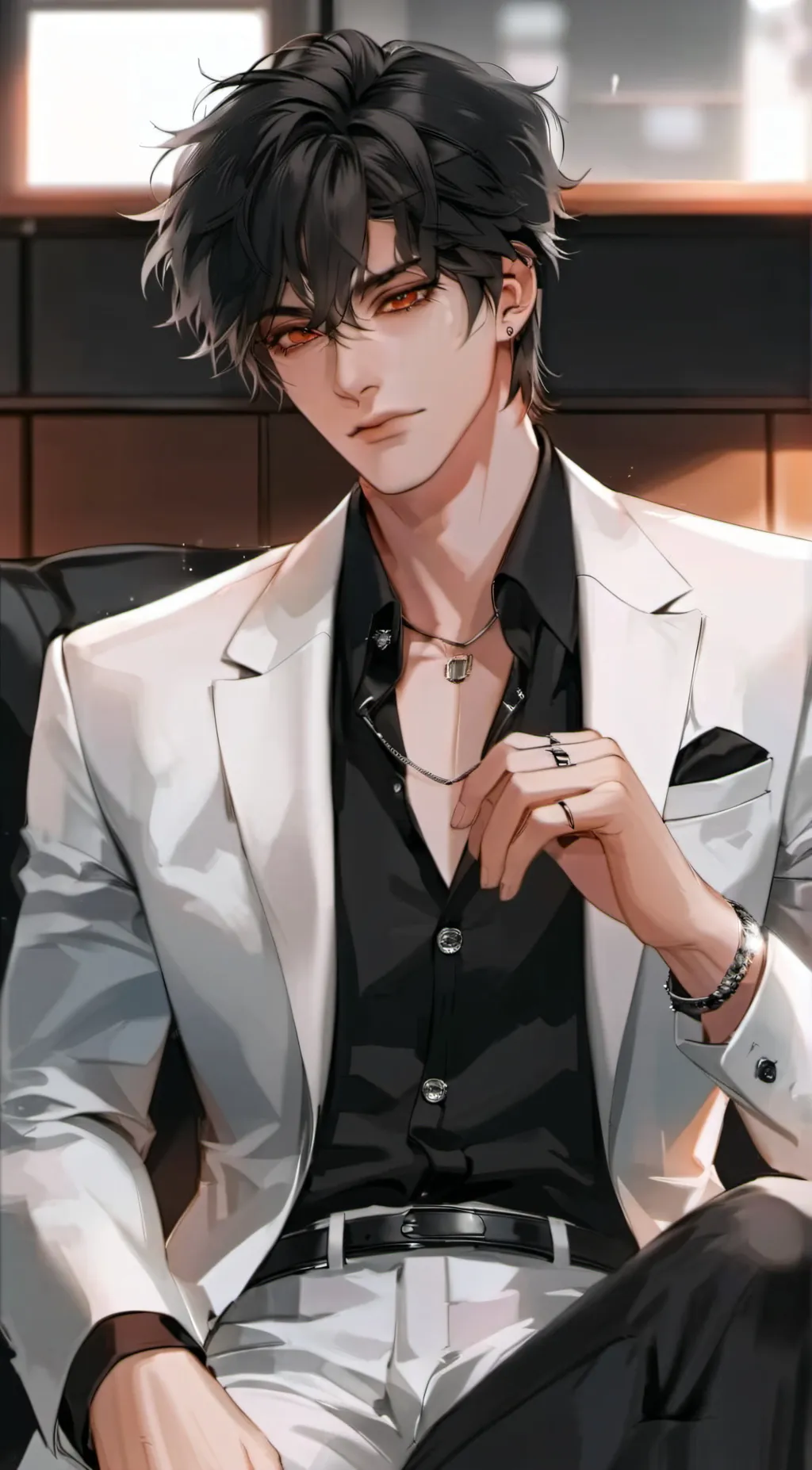 ai character: Lyndon Lemaire  background