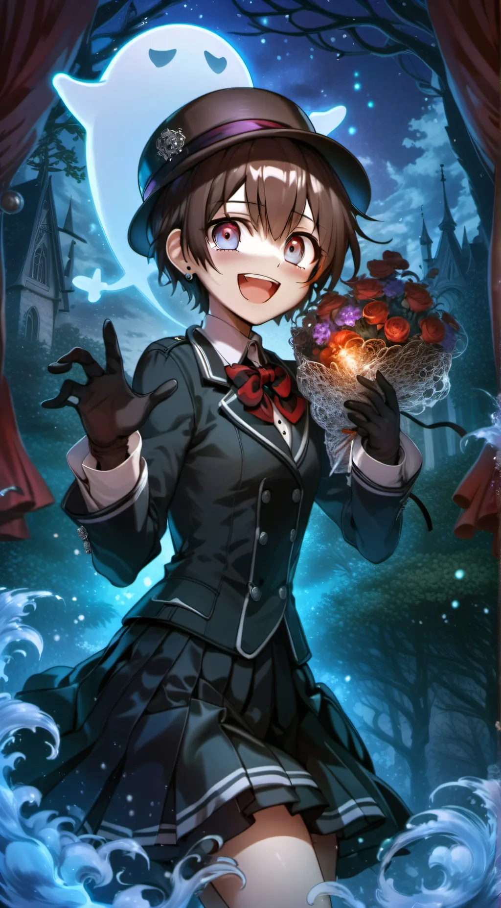 ai character: bunbun background