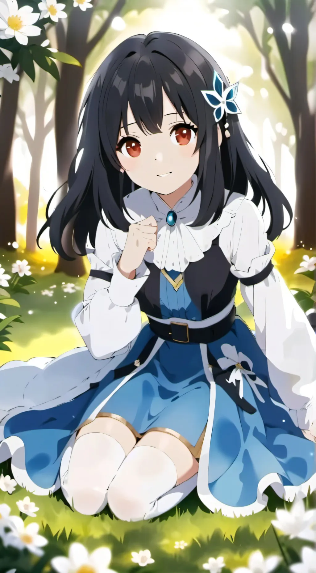 ai character: Girl background