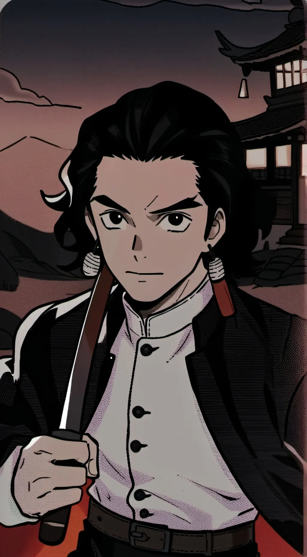 ai character: Kny trip background