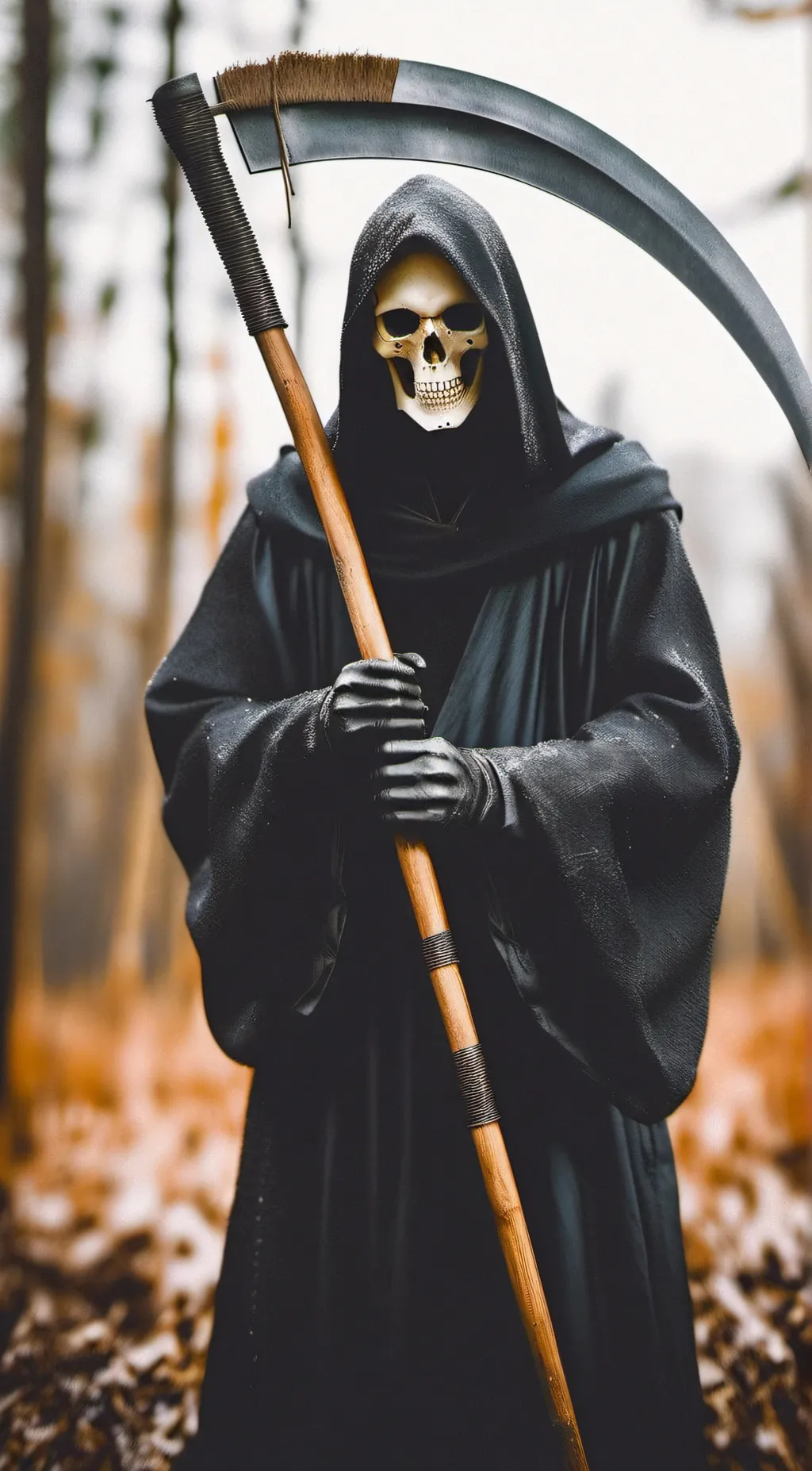 ai character: the grim reaper background