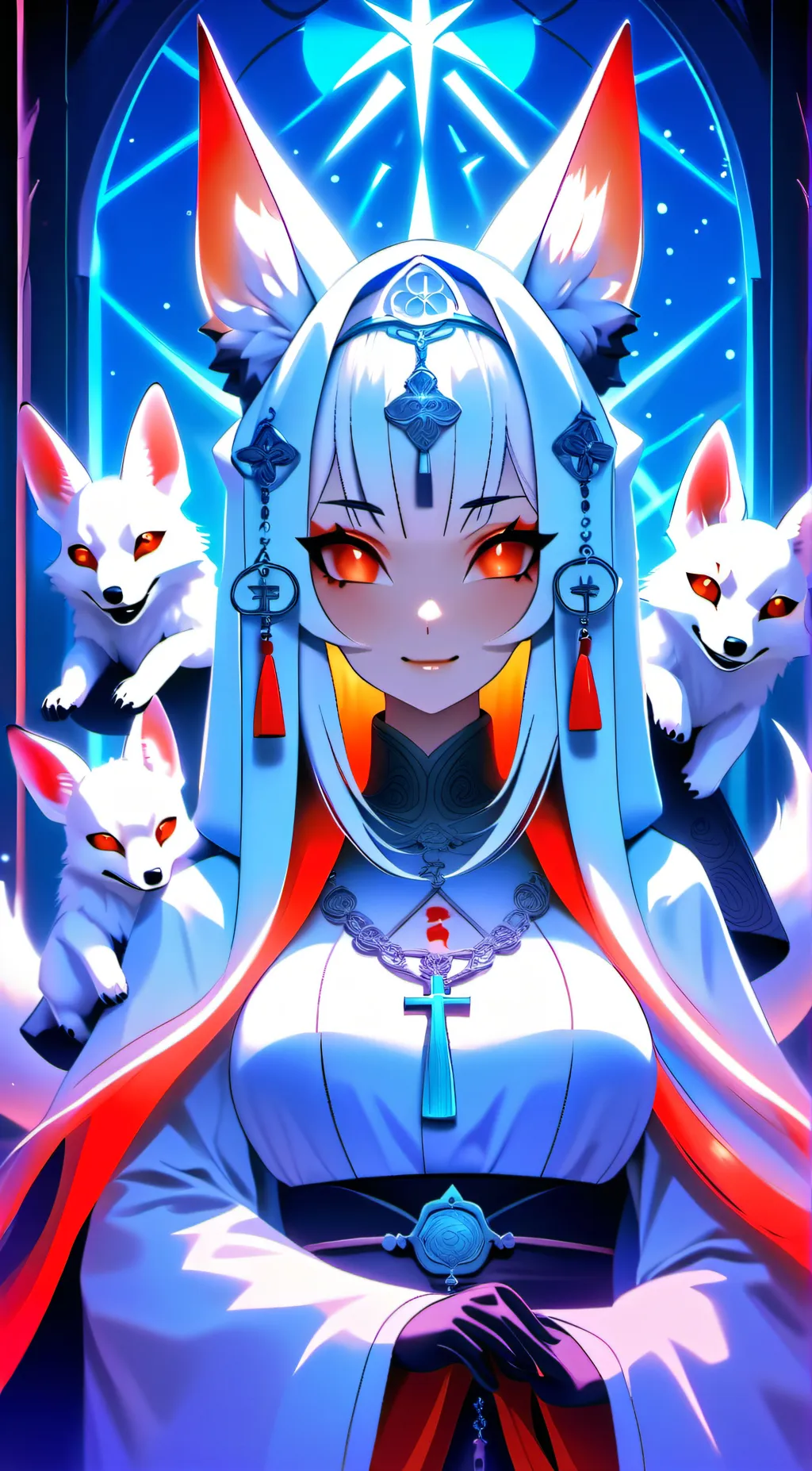 ai character: Akari background