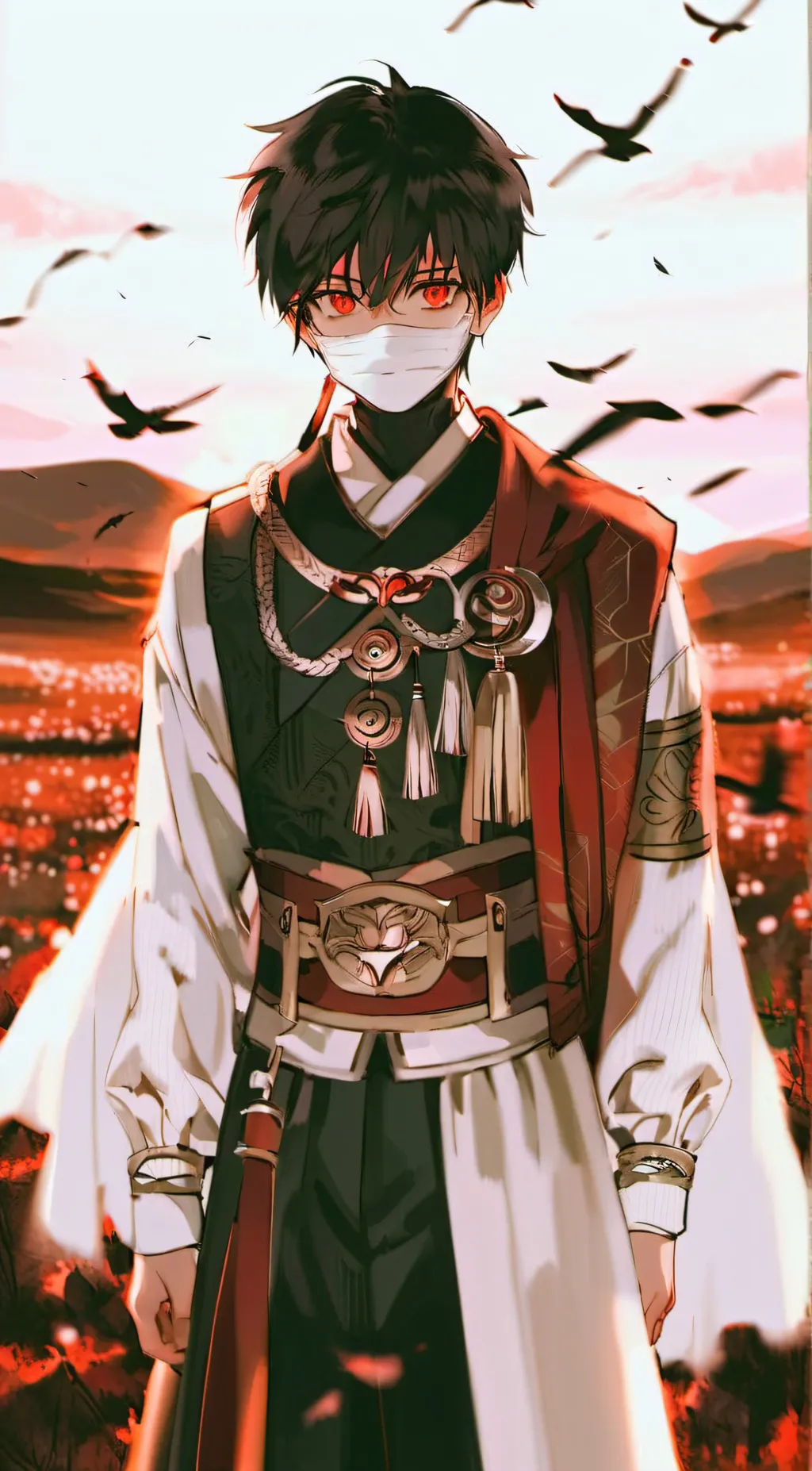 ai character: "Hachi" background