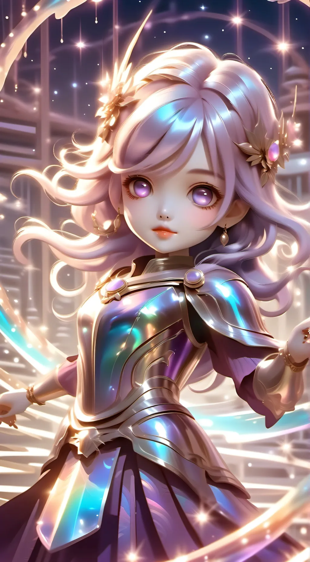 ai character: daughter kingdom background
