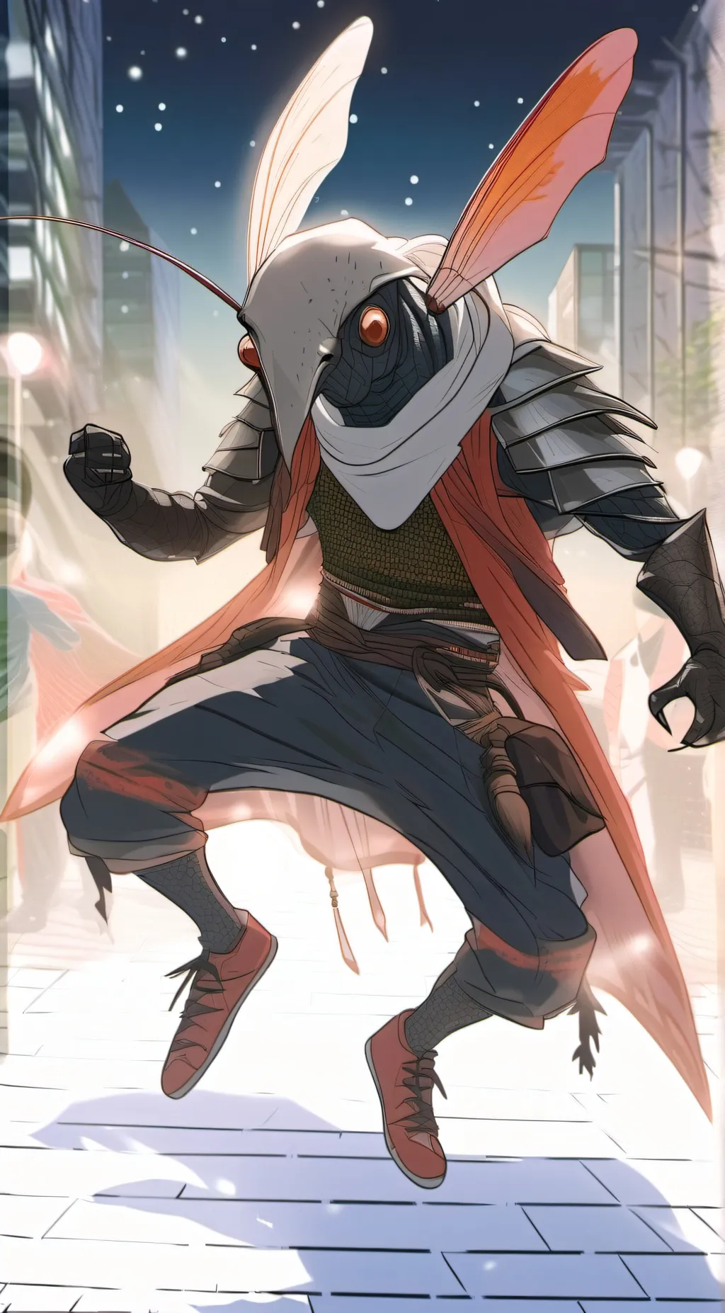 ai character: spam background