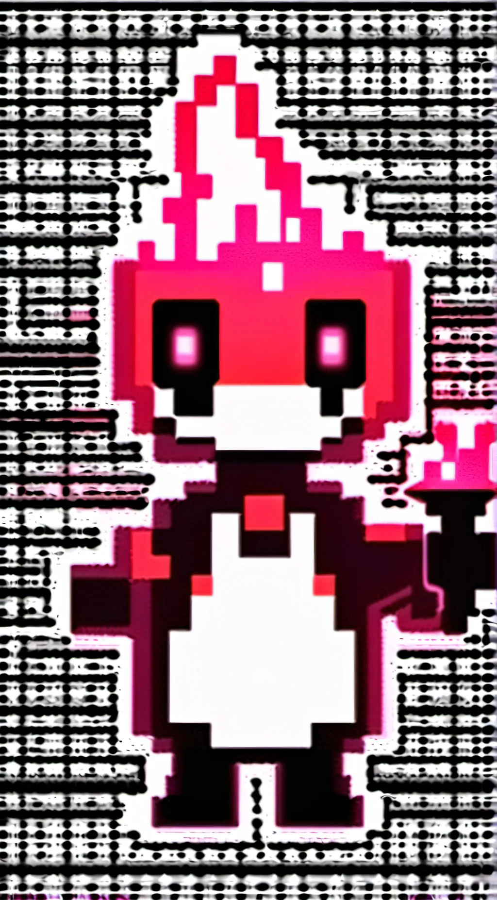 ai character: nightmare cuphead  background