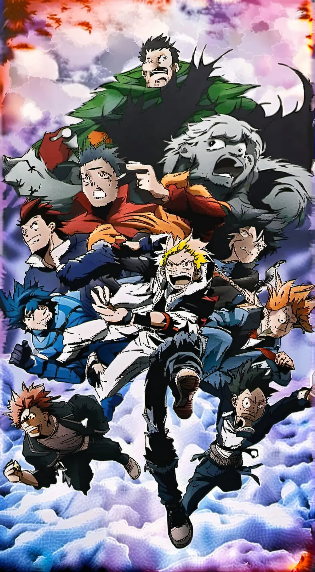 ai character: mha plant infetion background