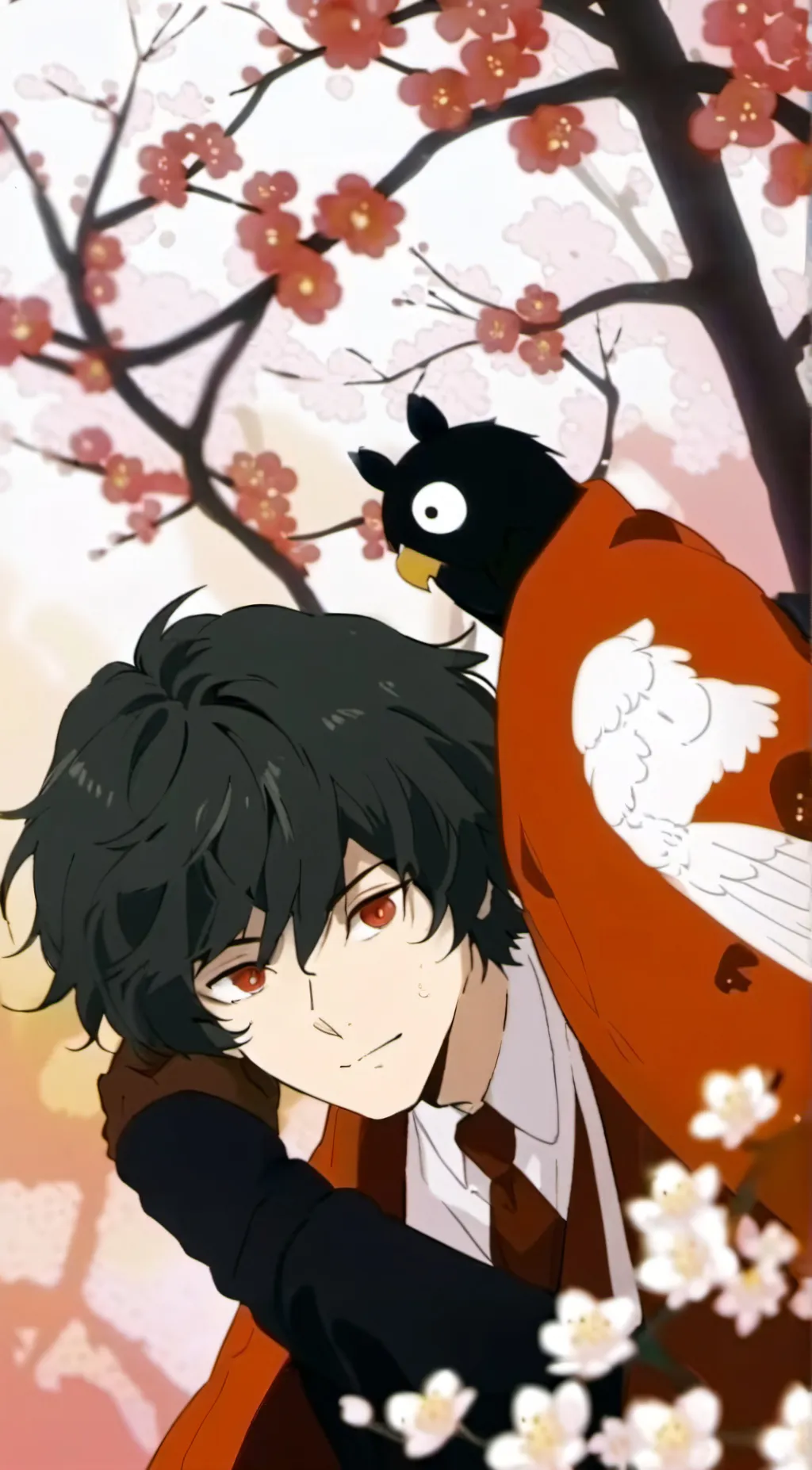 ai character: he bby gurl background