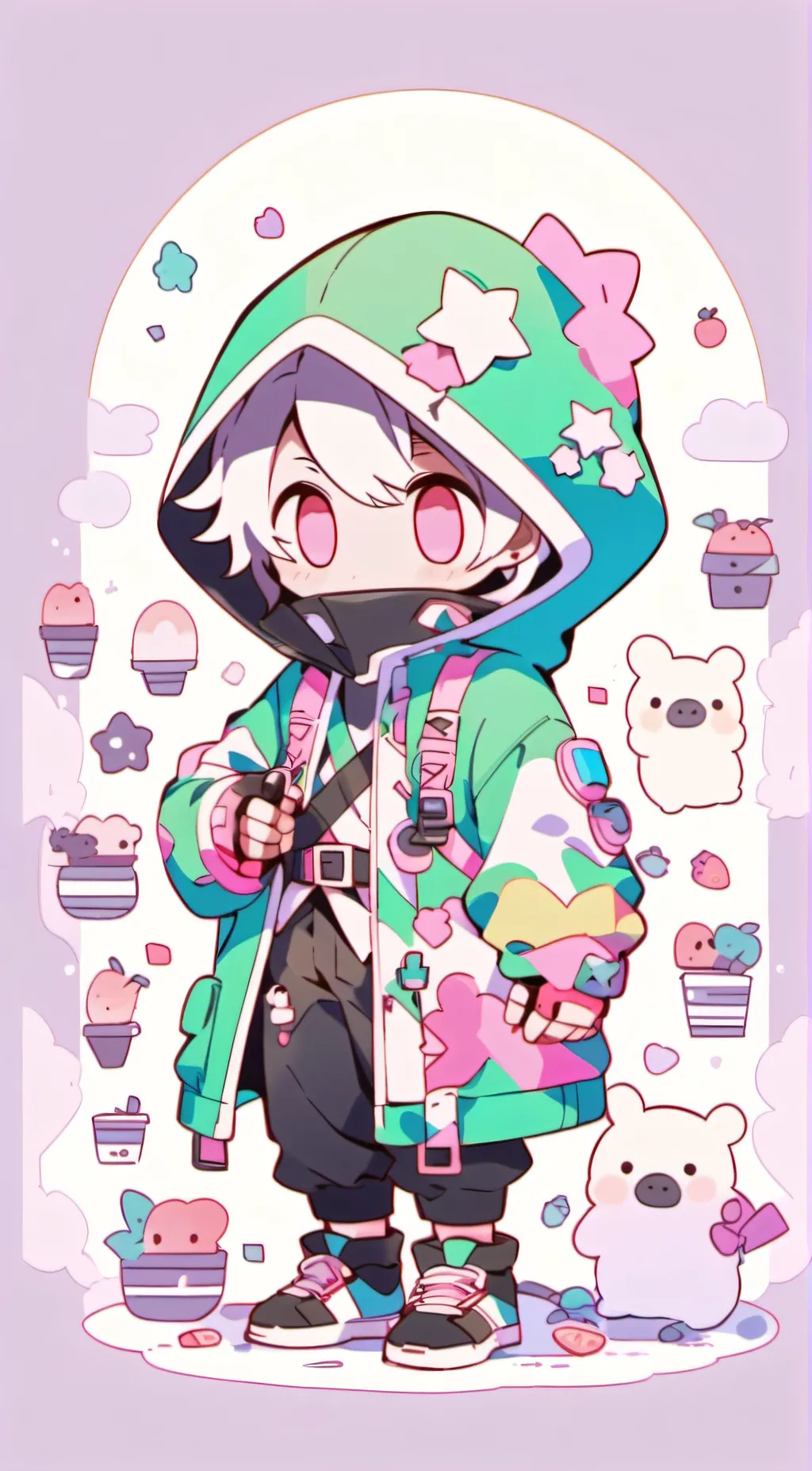 ai character: Among us Have Funn background