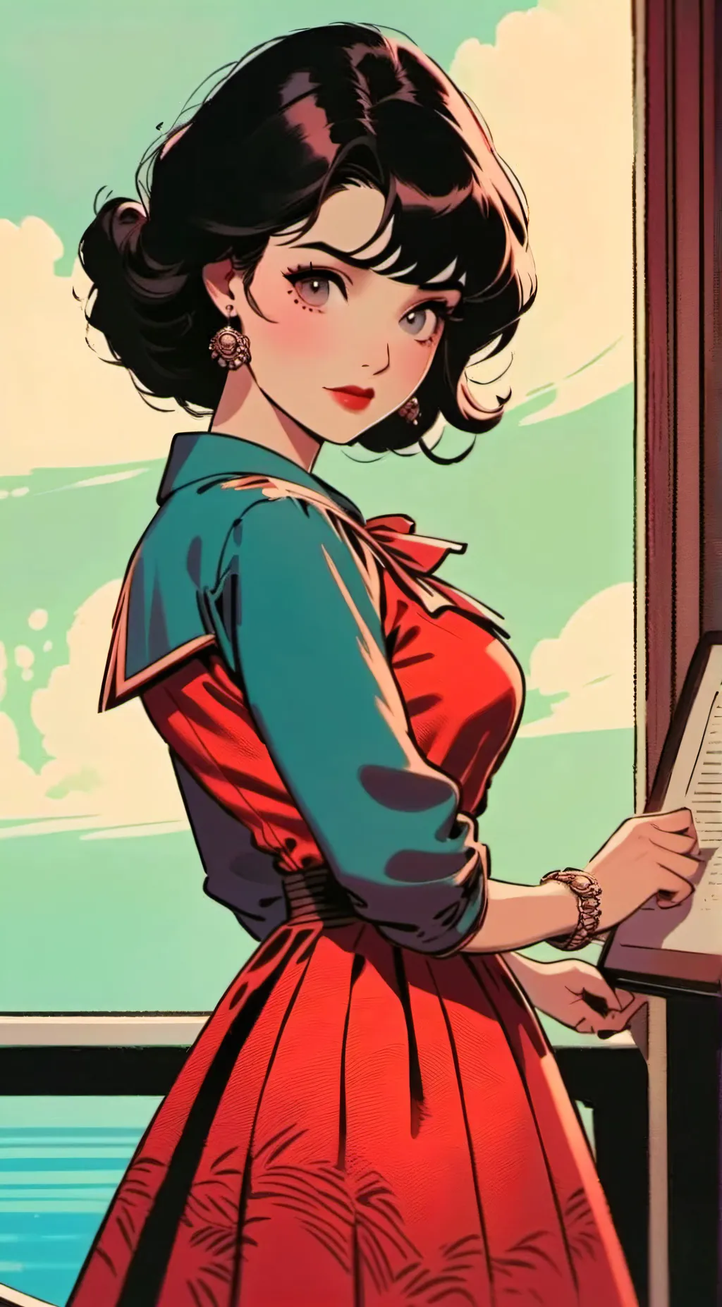 ai character: bun bun background