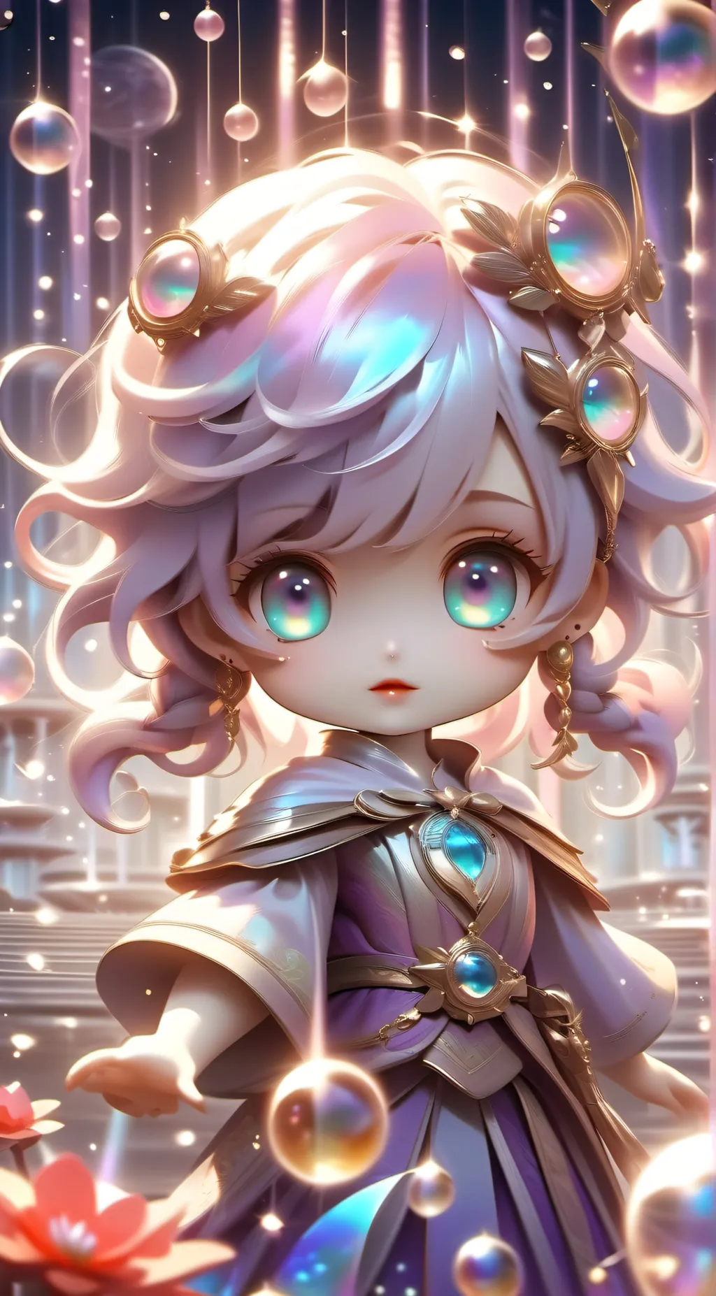 ai character: Luna background