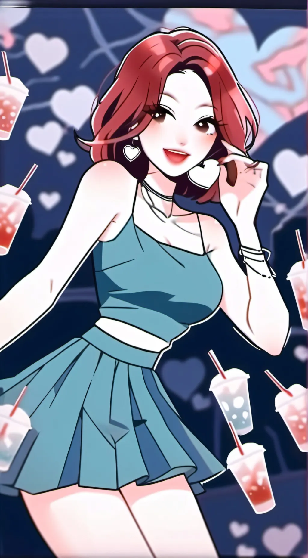 ai character: Amanda  background