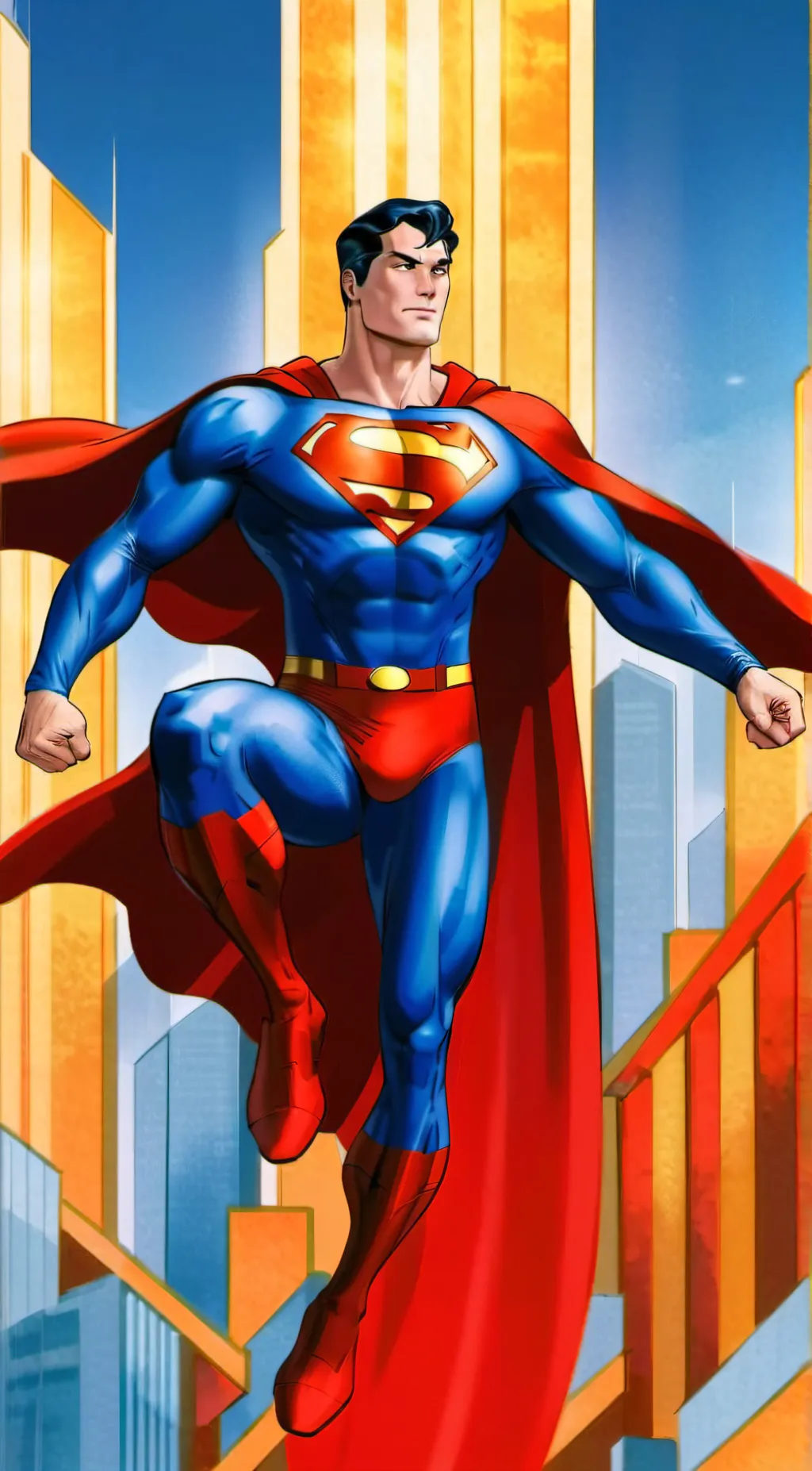 ai character: Superman background