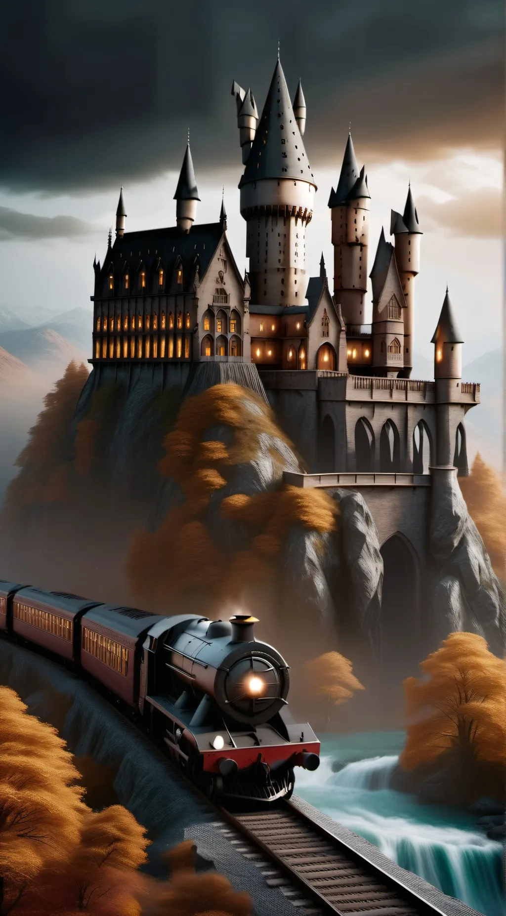 ai character: Hogwarts background