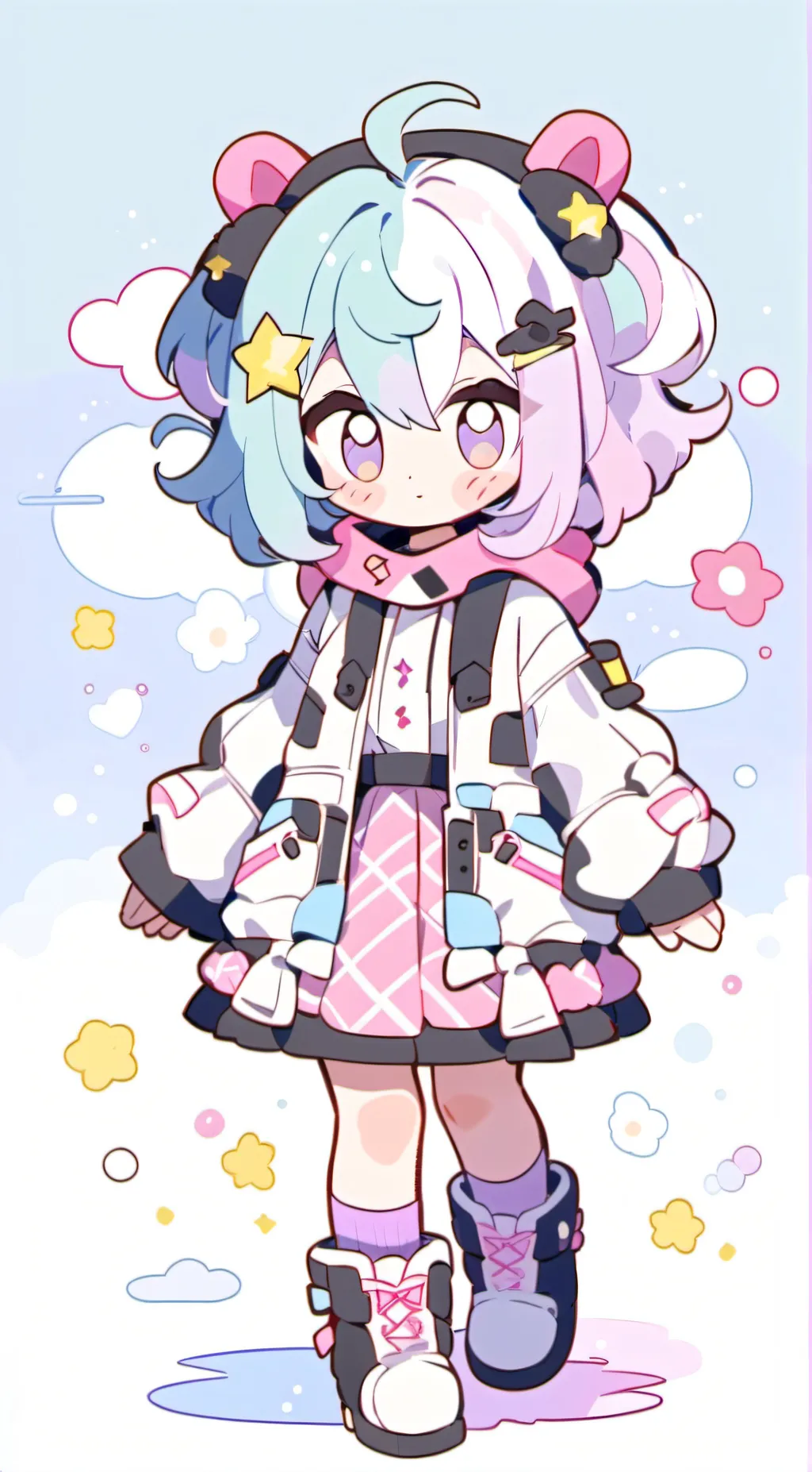 ai character: celestia background