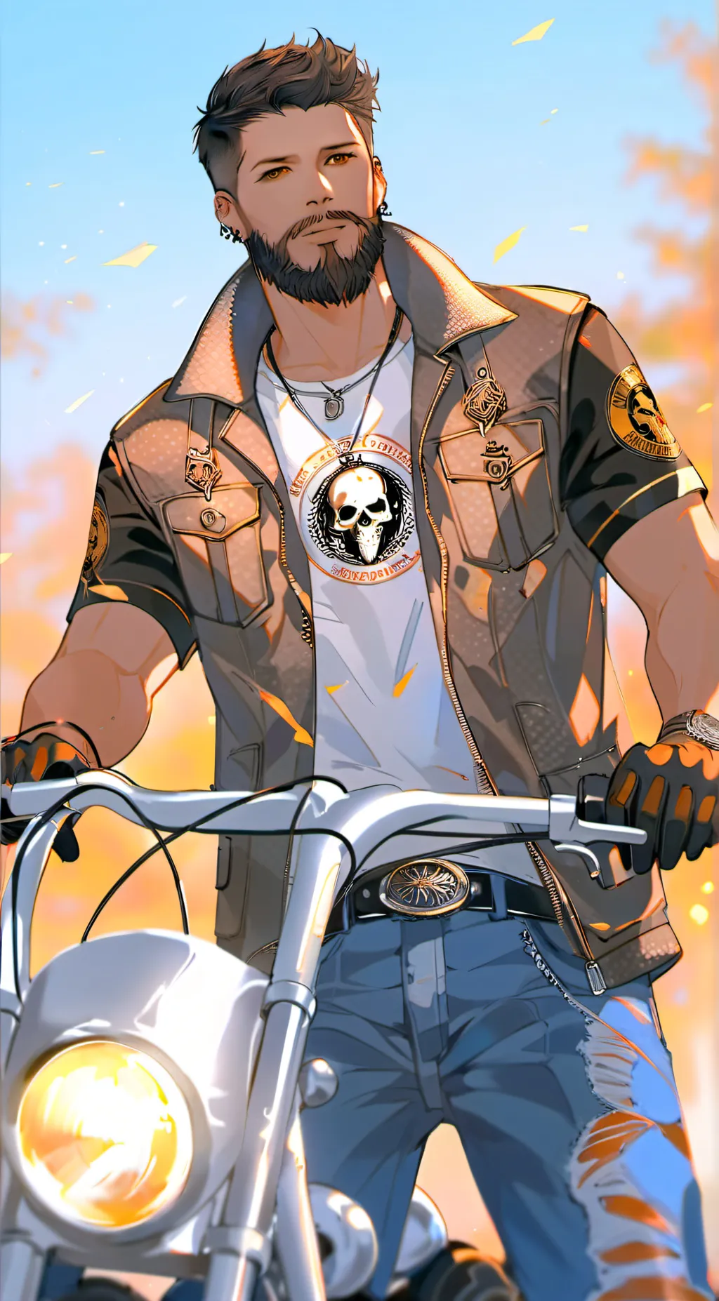 ai character: Opie Winston  background