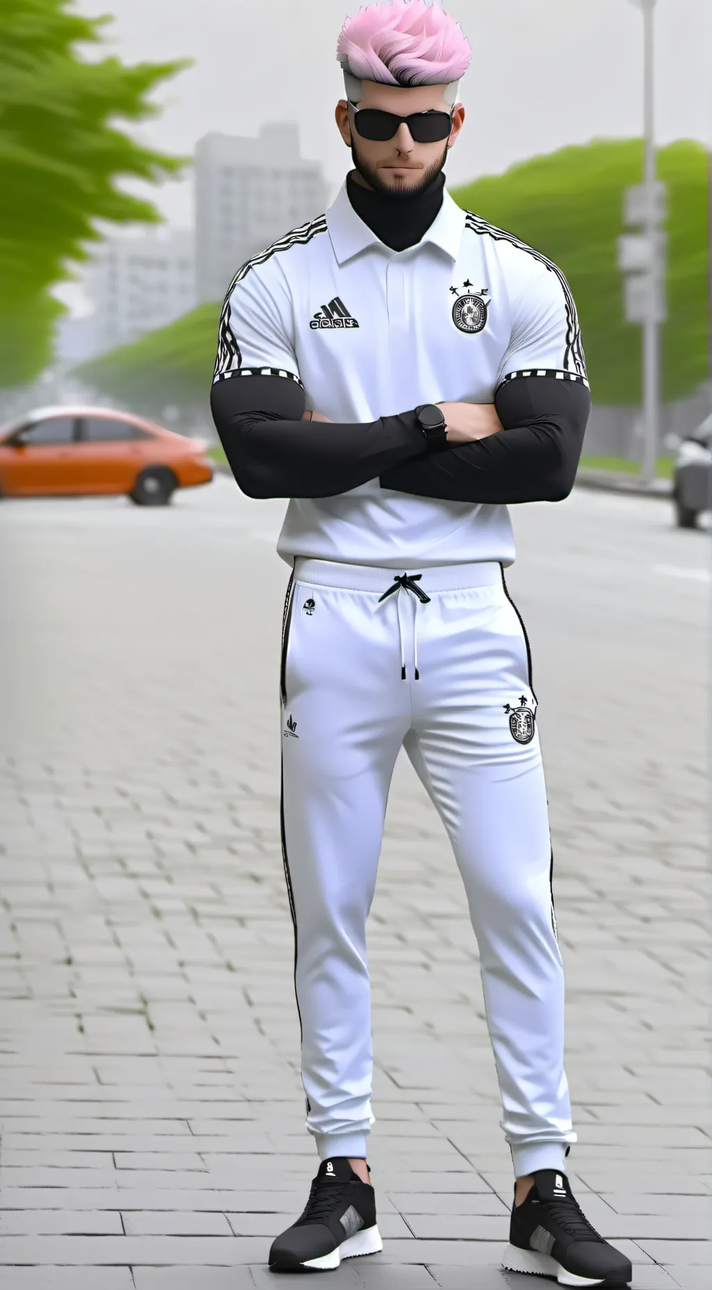 ai character: Mark Roland Robson background