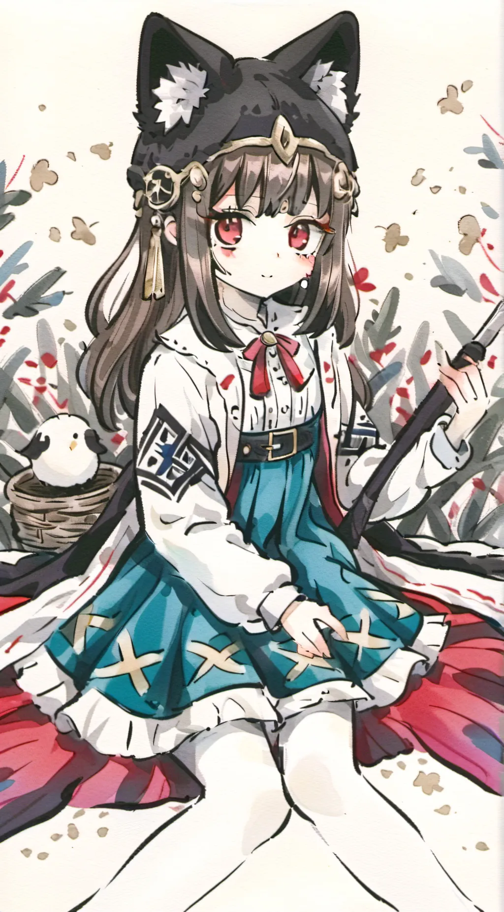 ai character: naomi  background