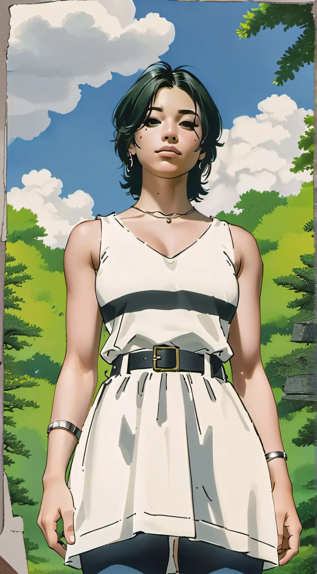 ai character: Yumiko Yamaguchi background