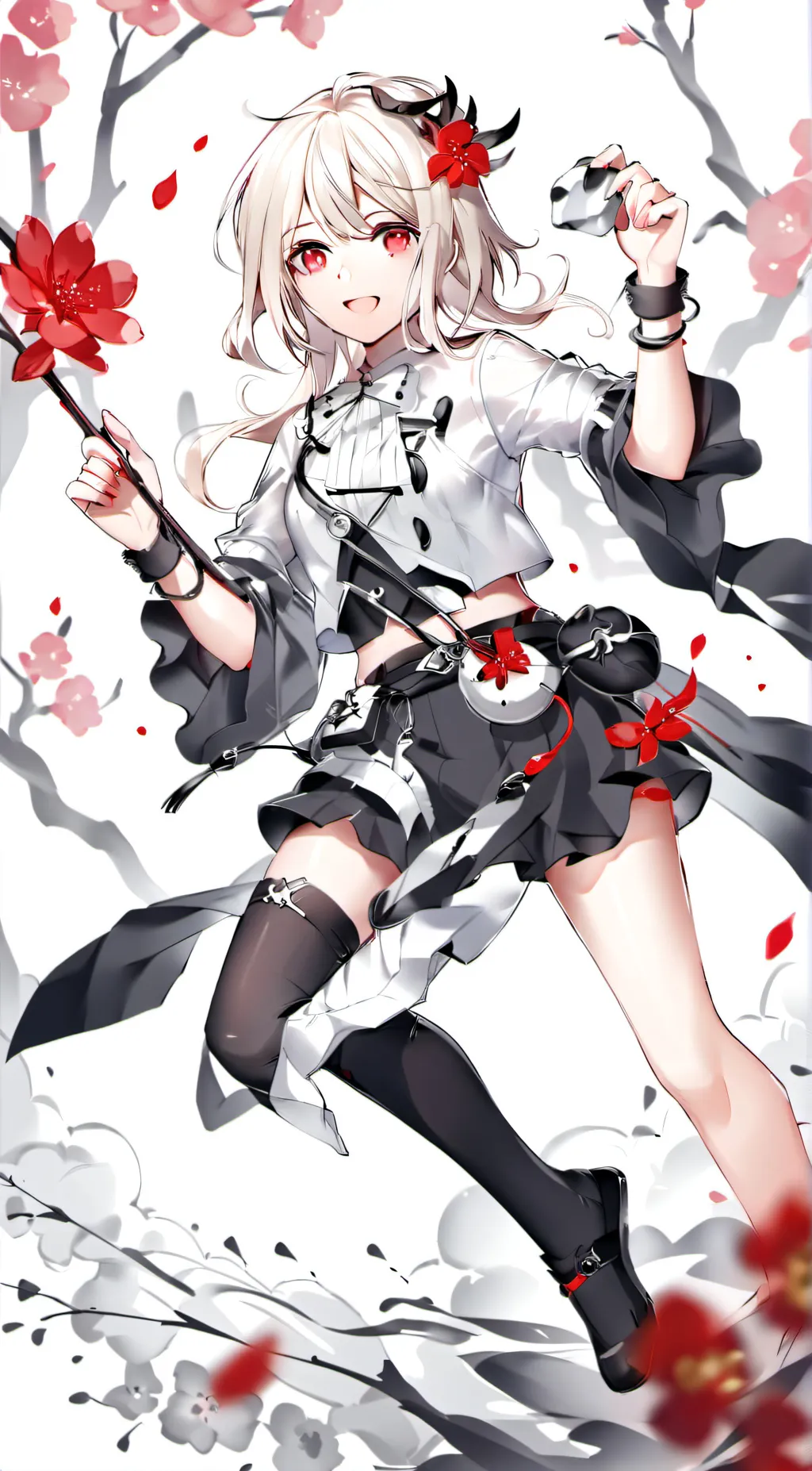 ai character: Blossom background