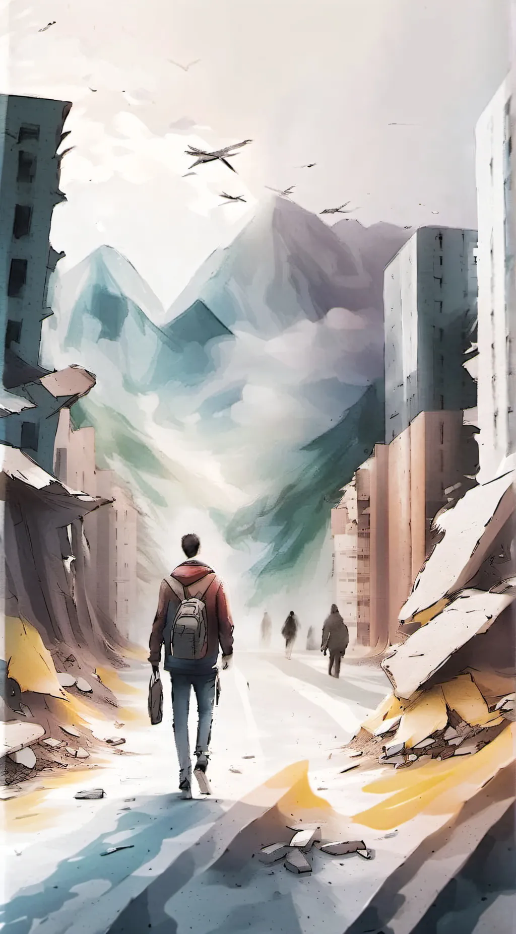 ai character: Skibidi world  background