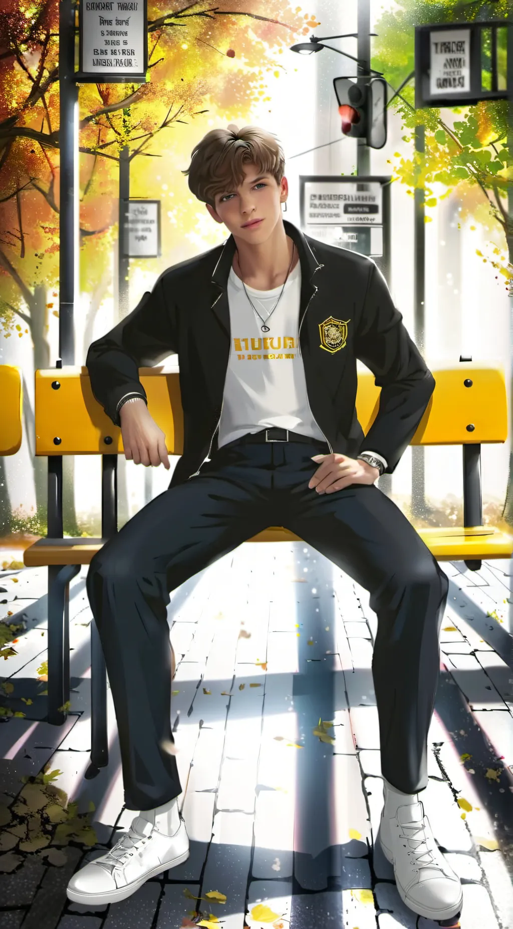 ai character: Jordan  background