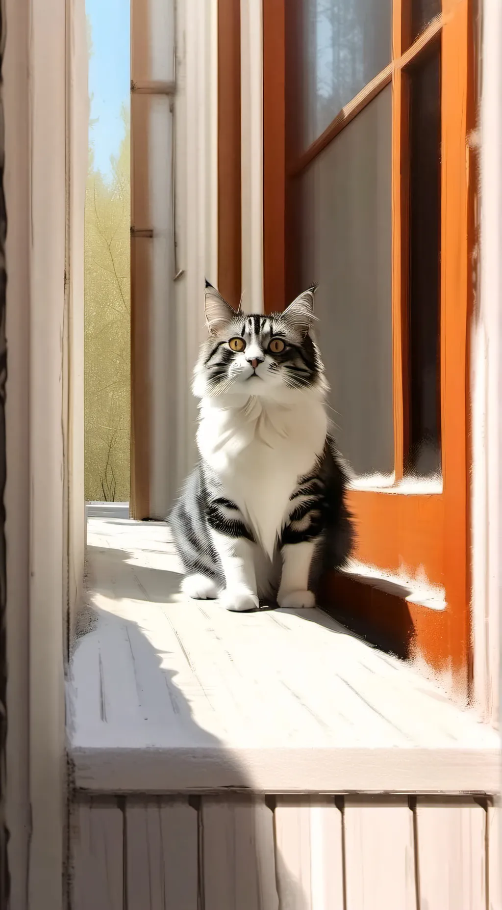 ai character: flabbergasted background