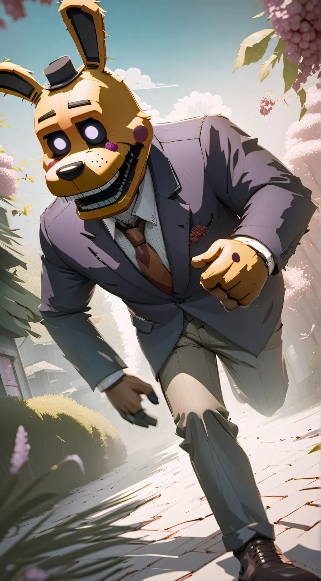 ai character: Angry Monty  background