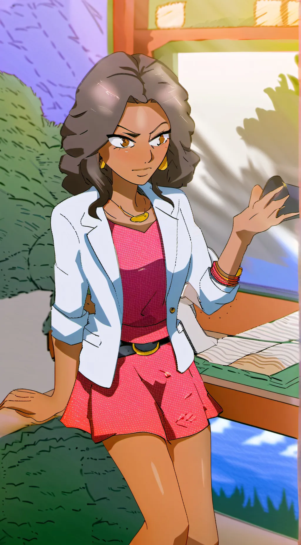 ai character: your girlfriend background