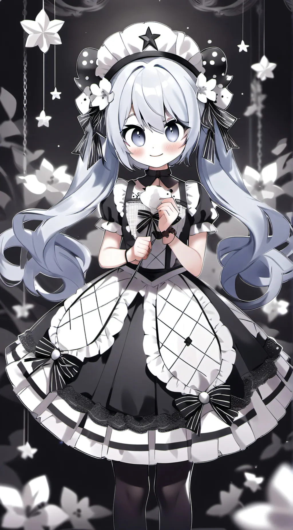 ai character: /{~LALA~}\ background