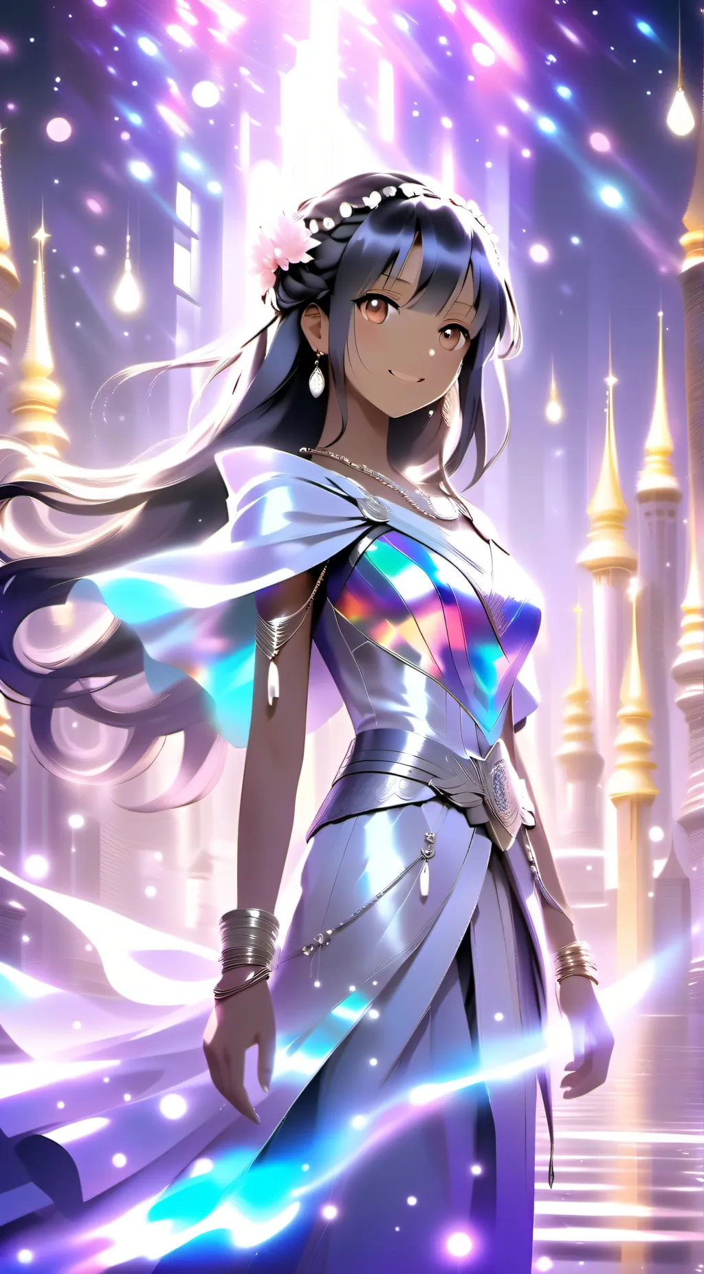 ai character: Mha (goddess) background